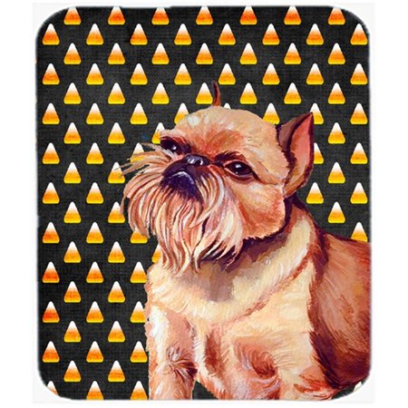 SKILLEDPOWER Brussels Griffon Candy Corn Halloween Portrait Mouse Pad; Hot Pad or Trivet SK236940